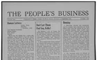 The Peoples Business