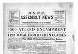 Baptist Young Peoples Union Assembly News