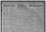 Refugio Timely Remarks And Refugio County News