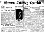 Sherman Saturday Chronicle