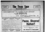 The Texas Spur And The Dickens Items