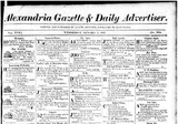 Alexandria Gazette and Daily Advertiser