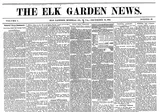 Elk Garden News