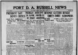 Fort D A Russell News