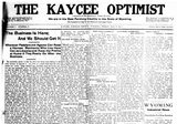 The Kaycee Optimist